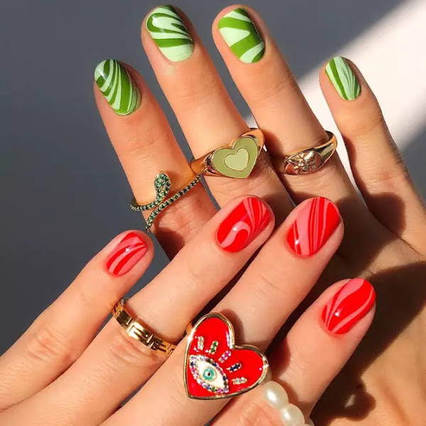 Cool and Cute nail design for summer