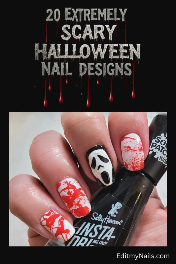 Scariest Halloween nail designs