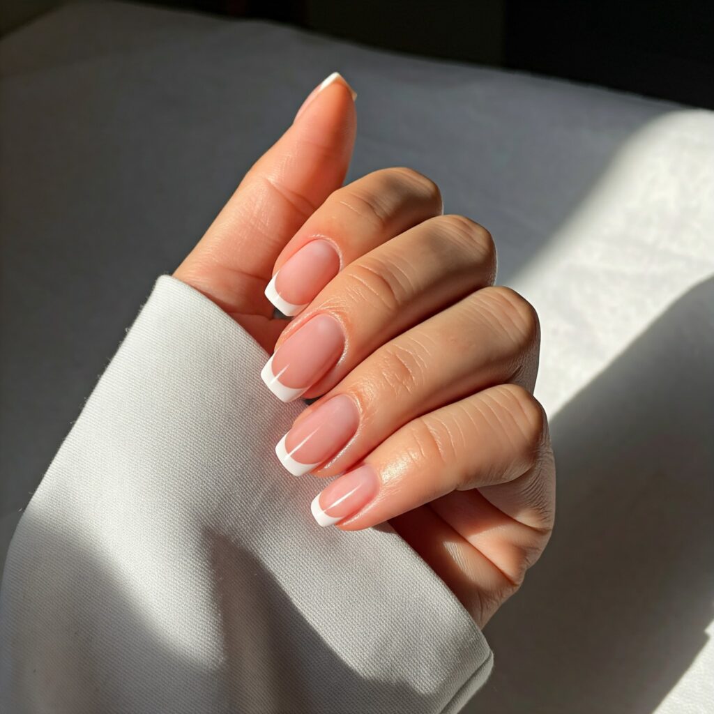 Classic french manicure