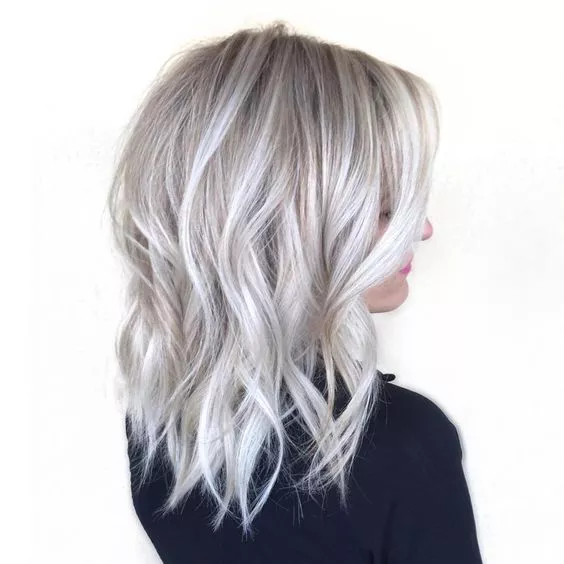 Platinum hair color