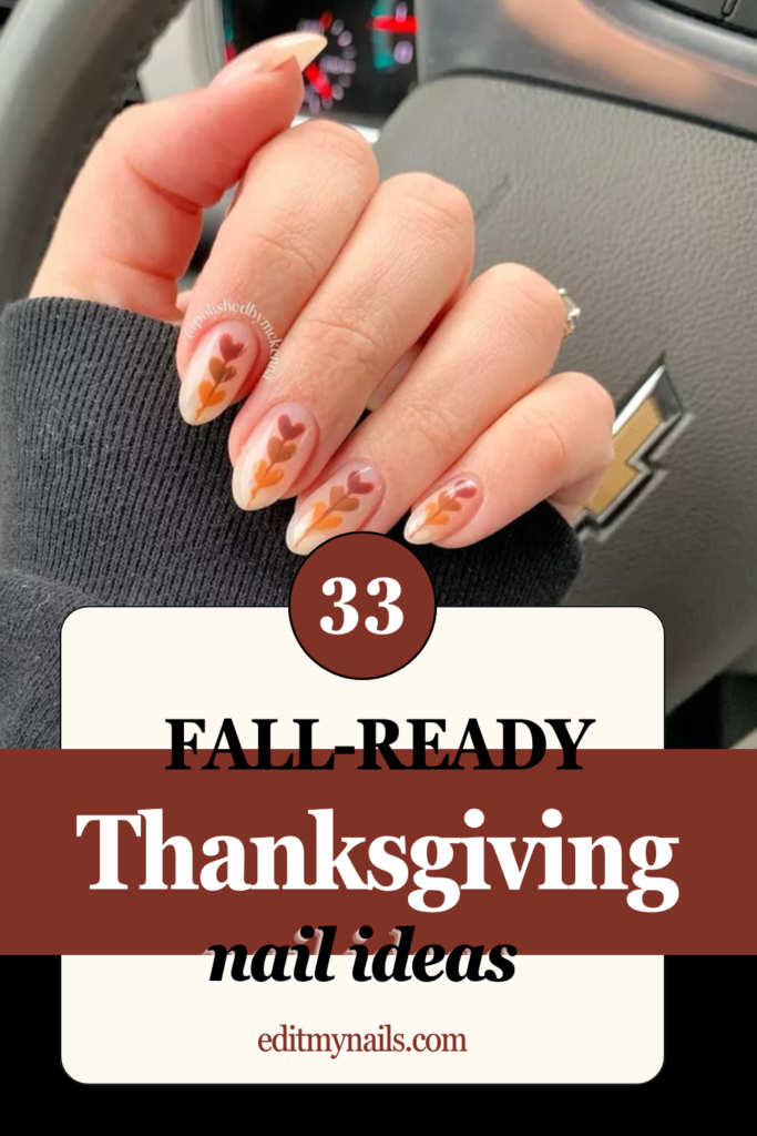 Thanksgiving fall nail designs