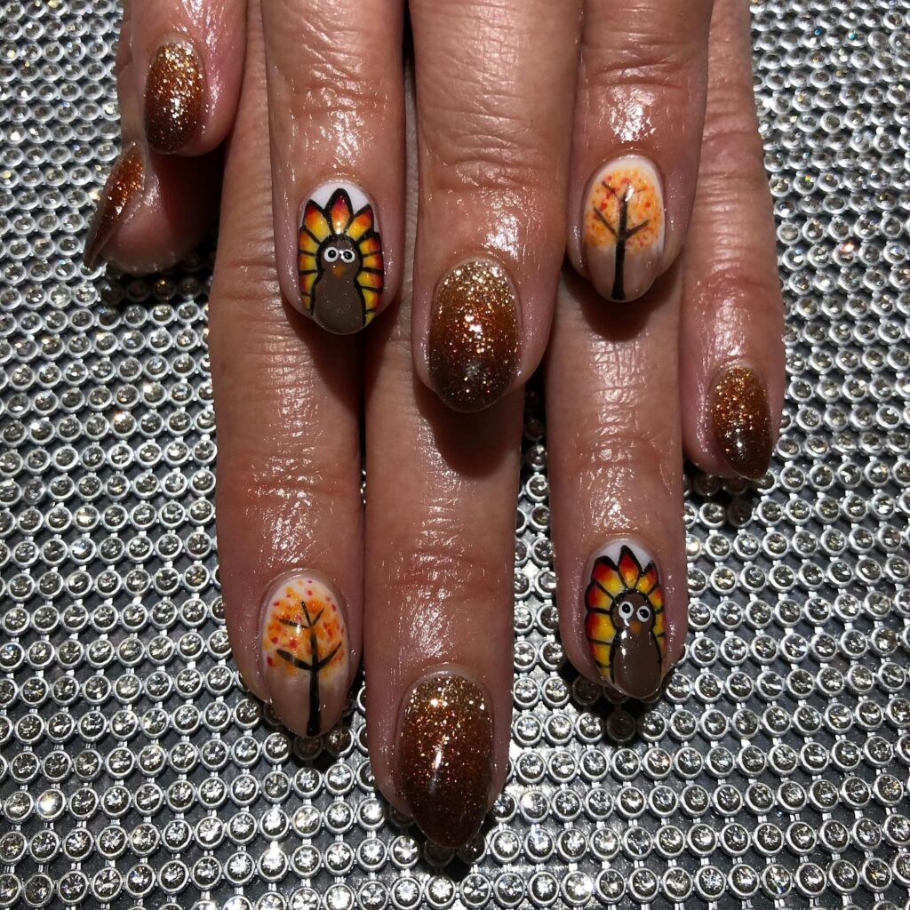 Turkey and fall tree nails