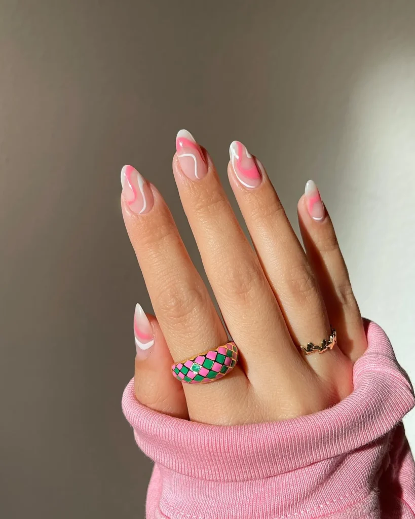 painted nails