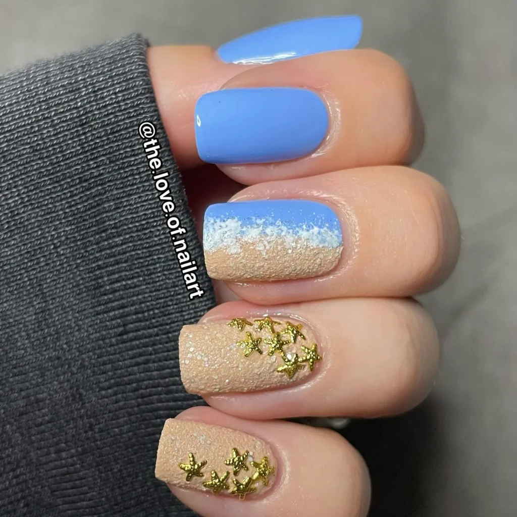Beach manicure
