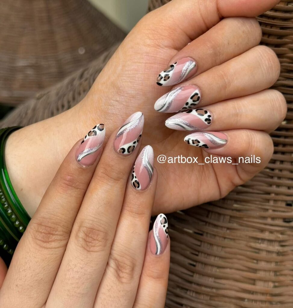 Animal nail art