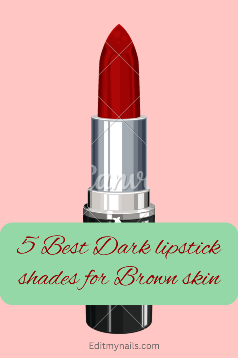 Dark lipstick shades for Brown skin