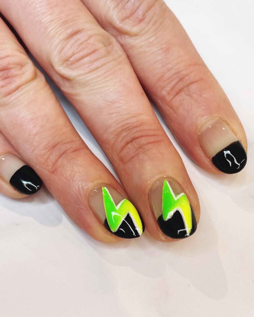 Electric nail art