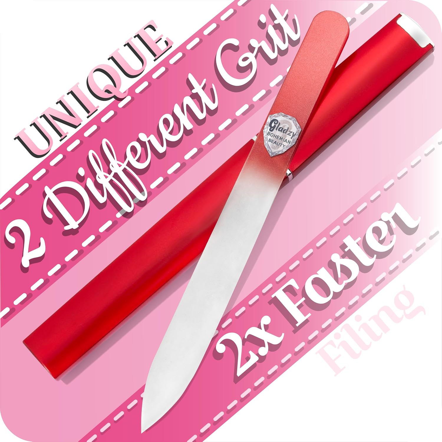 Czech Crystal Glass Nail File