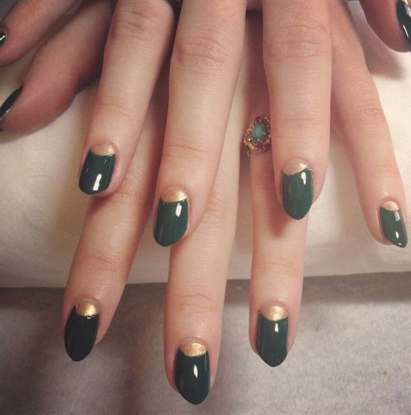 Half moon nails