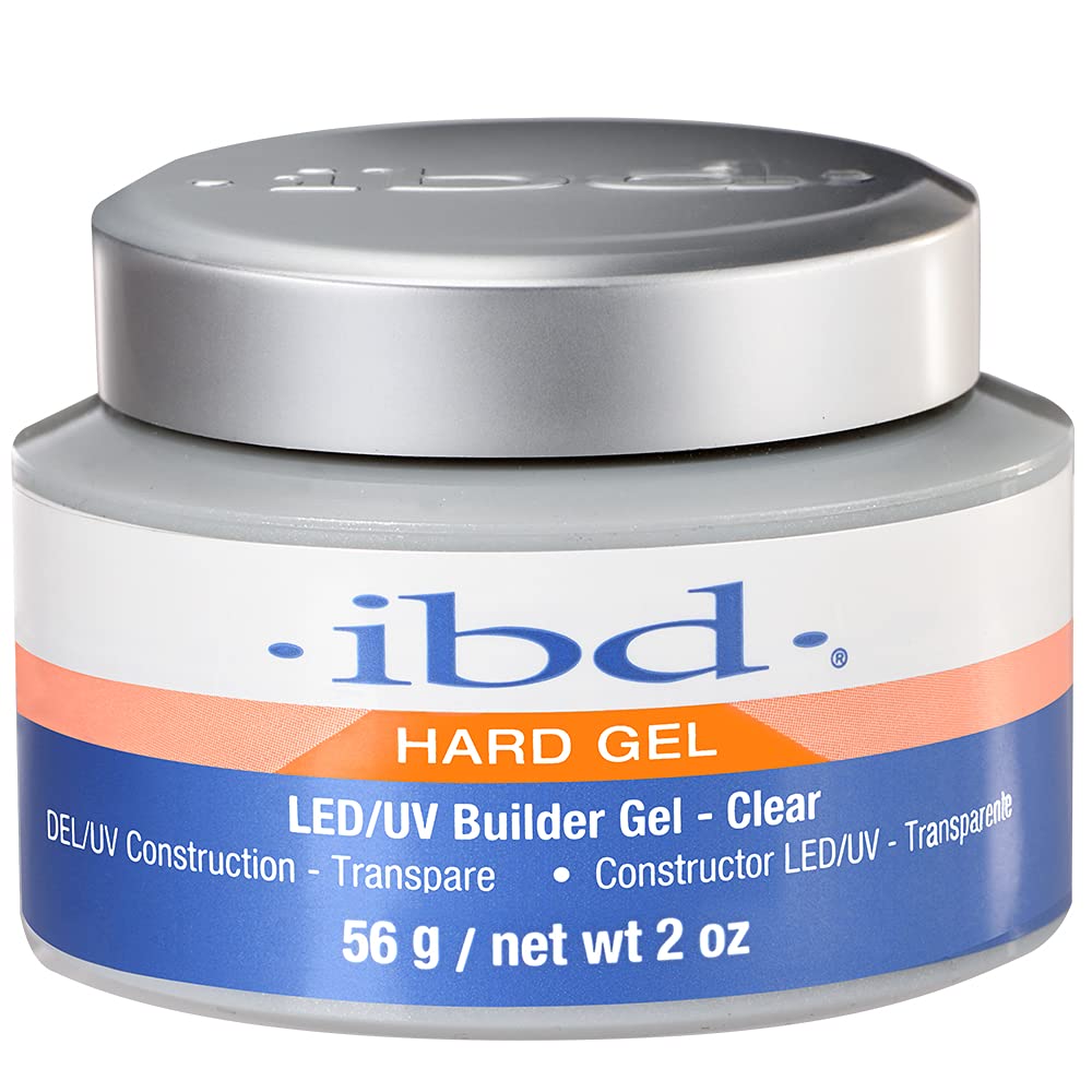 IBD Hard Gel LED/UV Builder Gel, Clear
