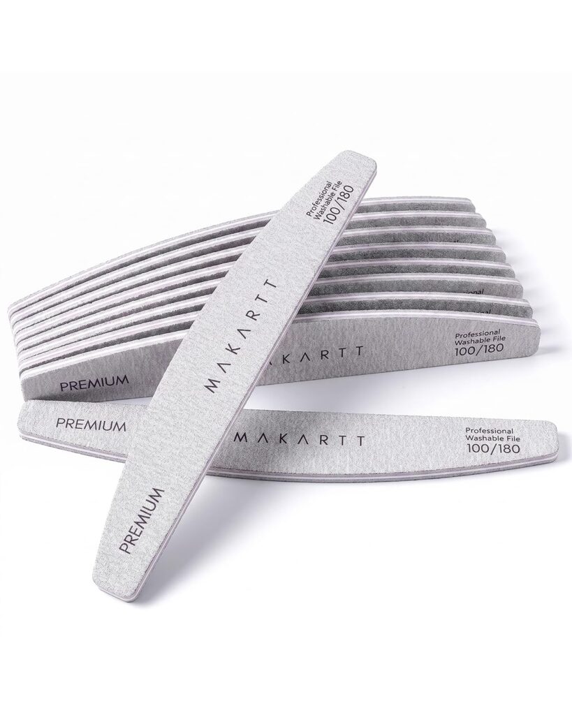 100/180 Grit Zebra Nail File 