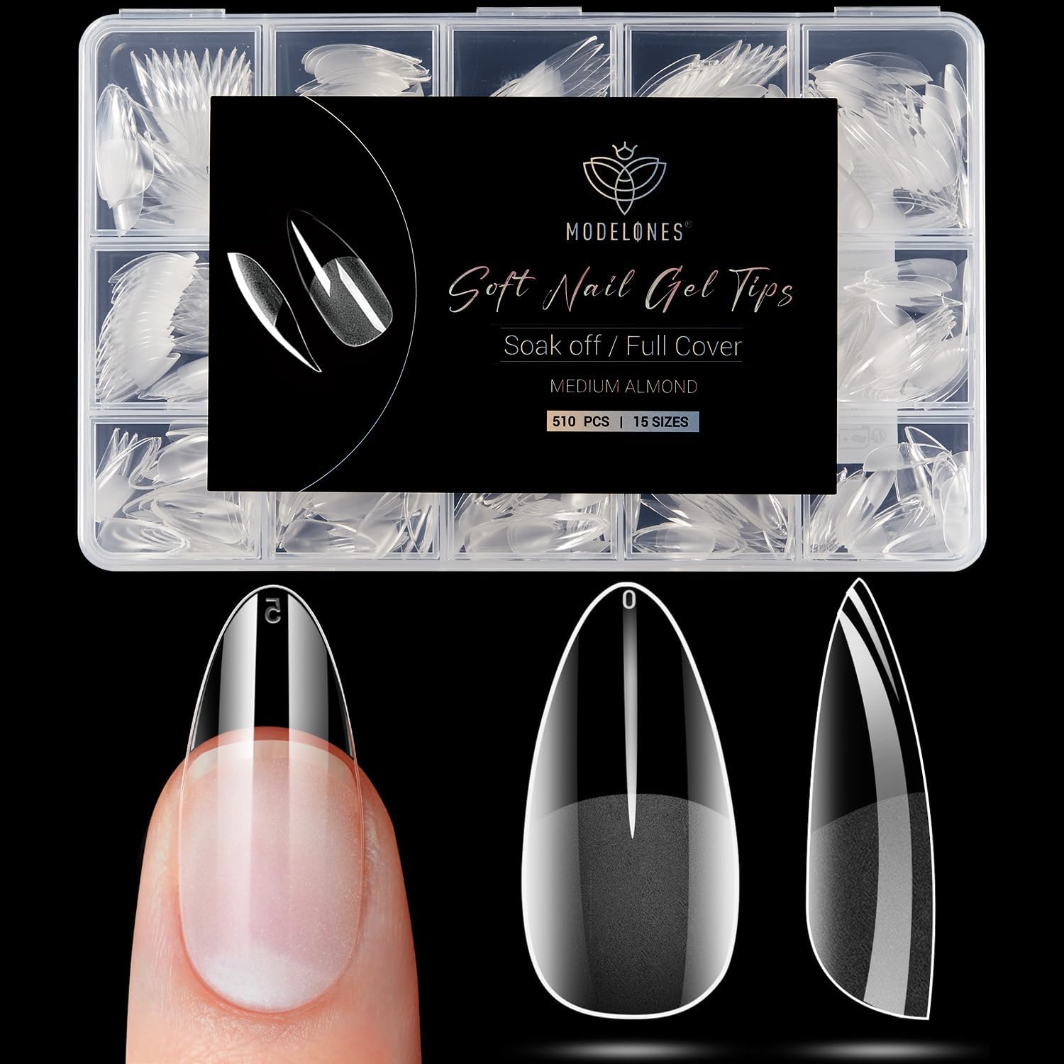 Pre-Shaped Almond Nail Tips