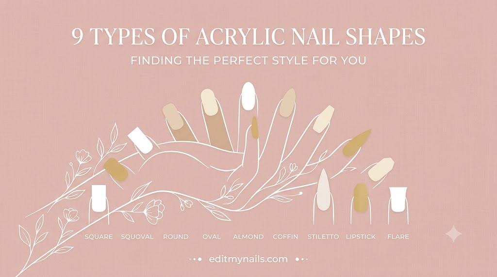 Types of acrylic Nail SHapes
