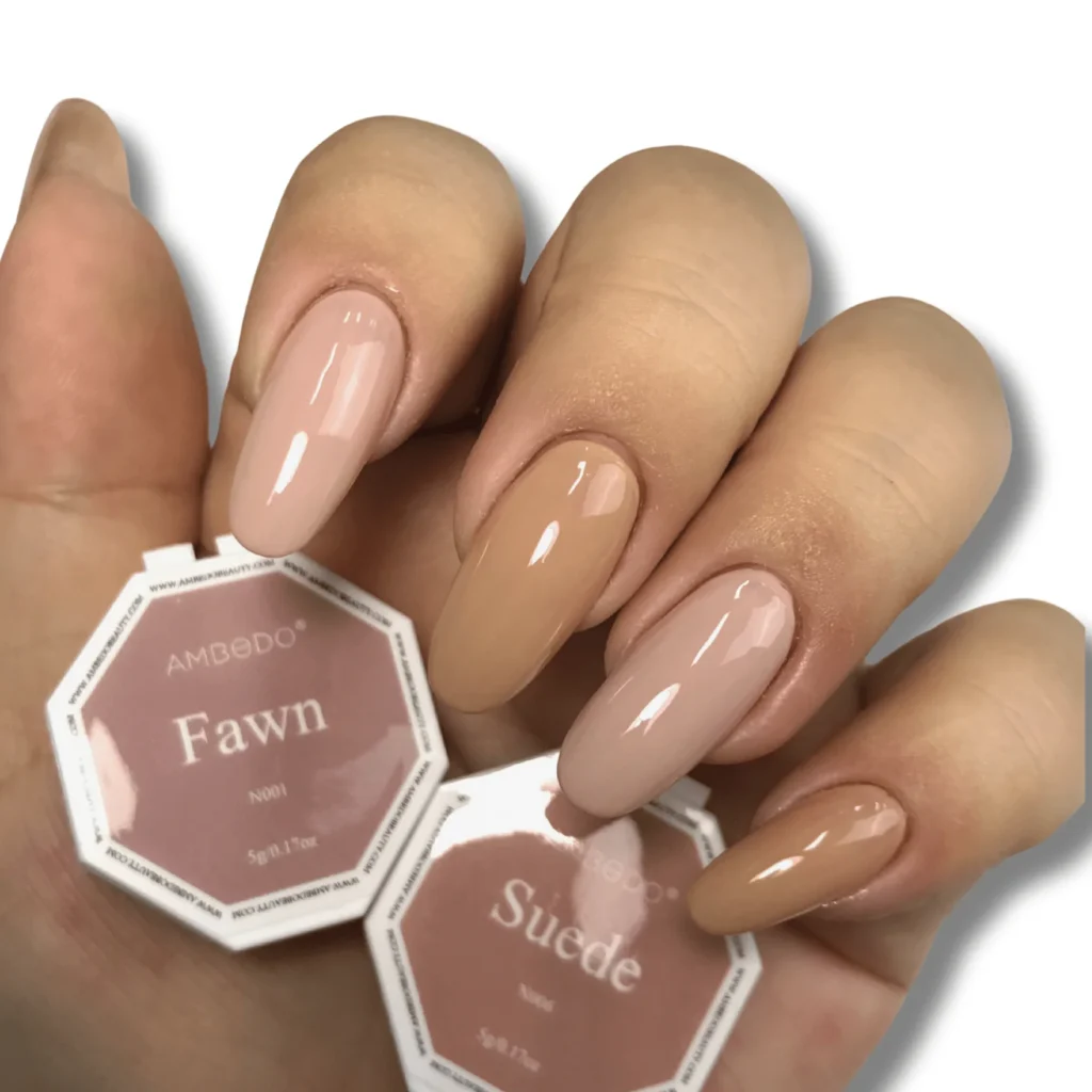 Cream nails