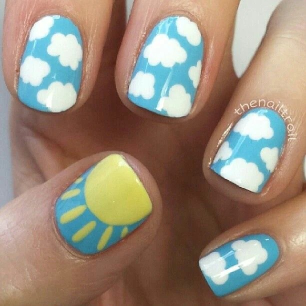 Monsoon nail art