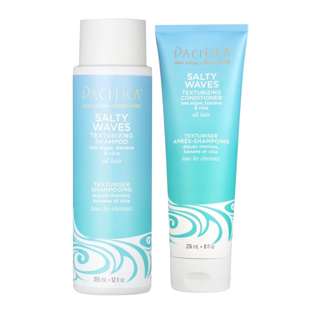 Pacifica Beauty Salty Waves Texturizing Shampoo + Texturizing Conditioner