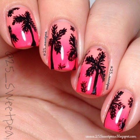 Palm Tree Silhouettes