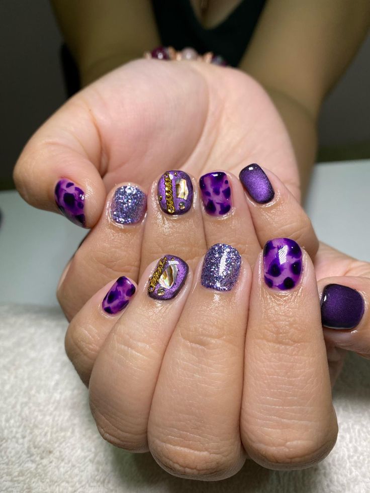 Tortoise Shell manicure