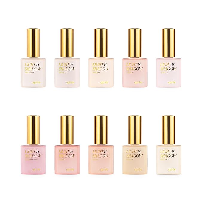 APRÉS Light and Shadow 40 Sheer Gel Couleur Nail Polish Collection