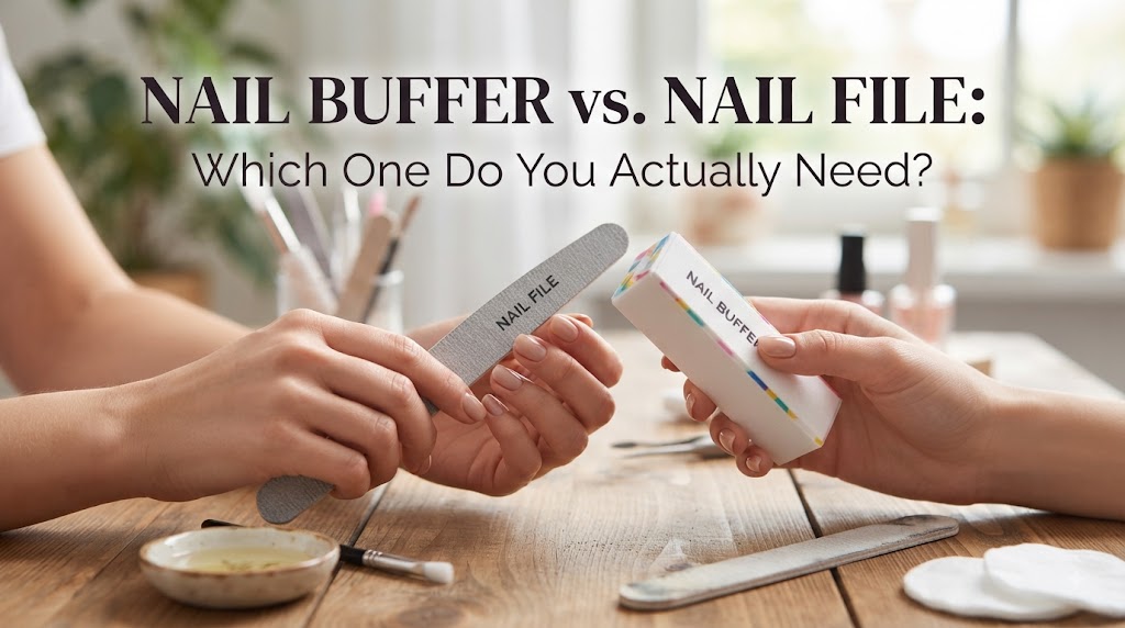 difference between nail buffer versus nail file