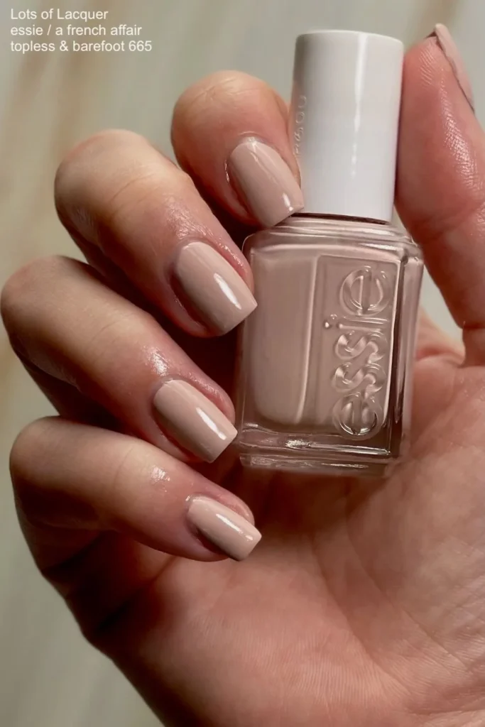 Essie topless and barefoot 