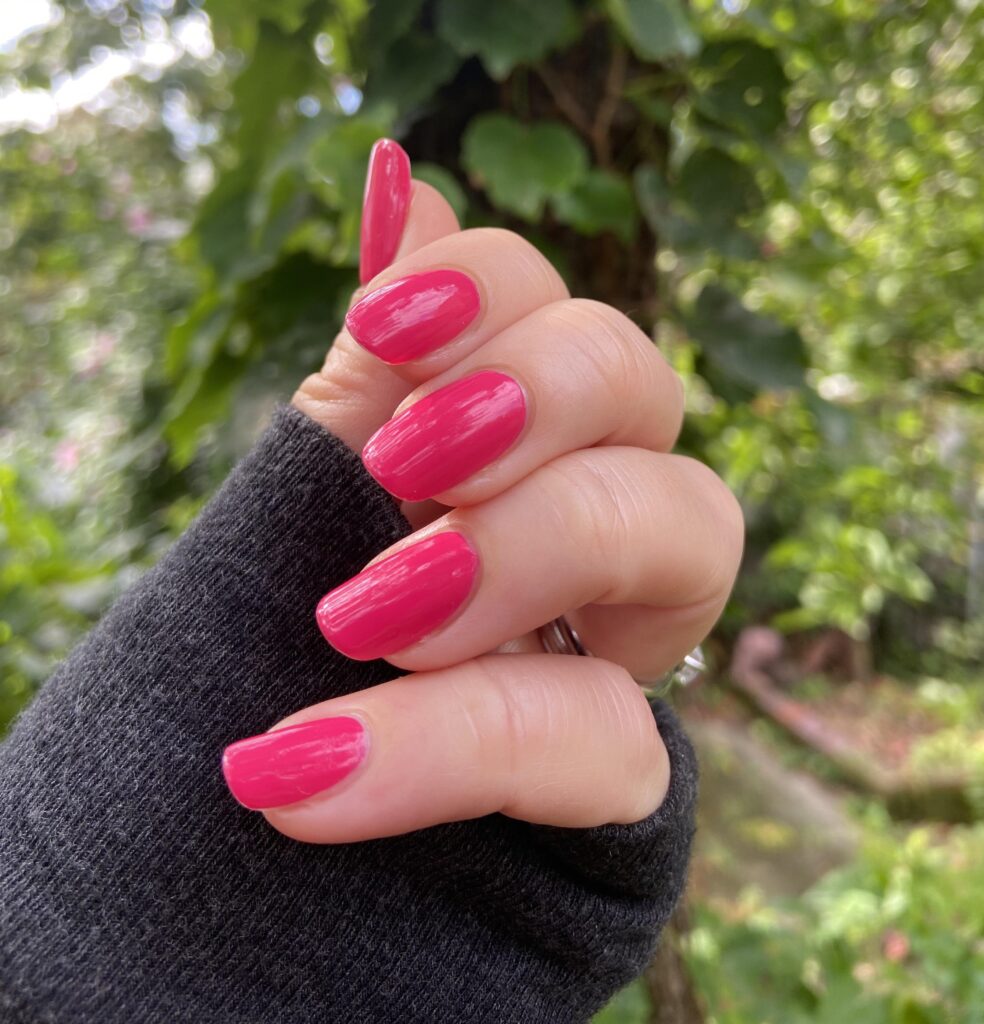 OPI neon pink nail polish Strawberry Margarita