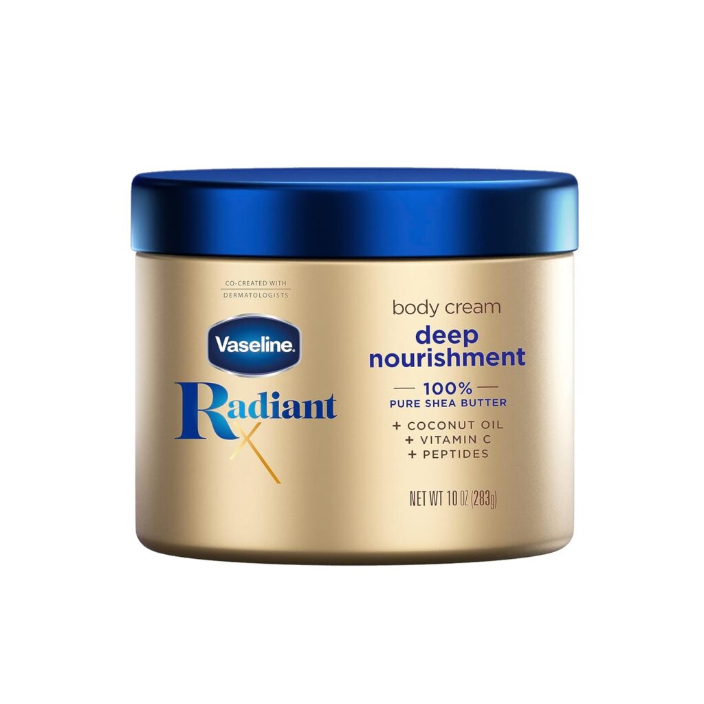 Vaseline Radiant X Deep Nourishment body cream