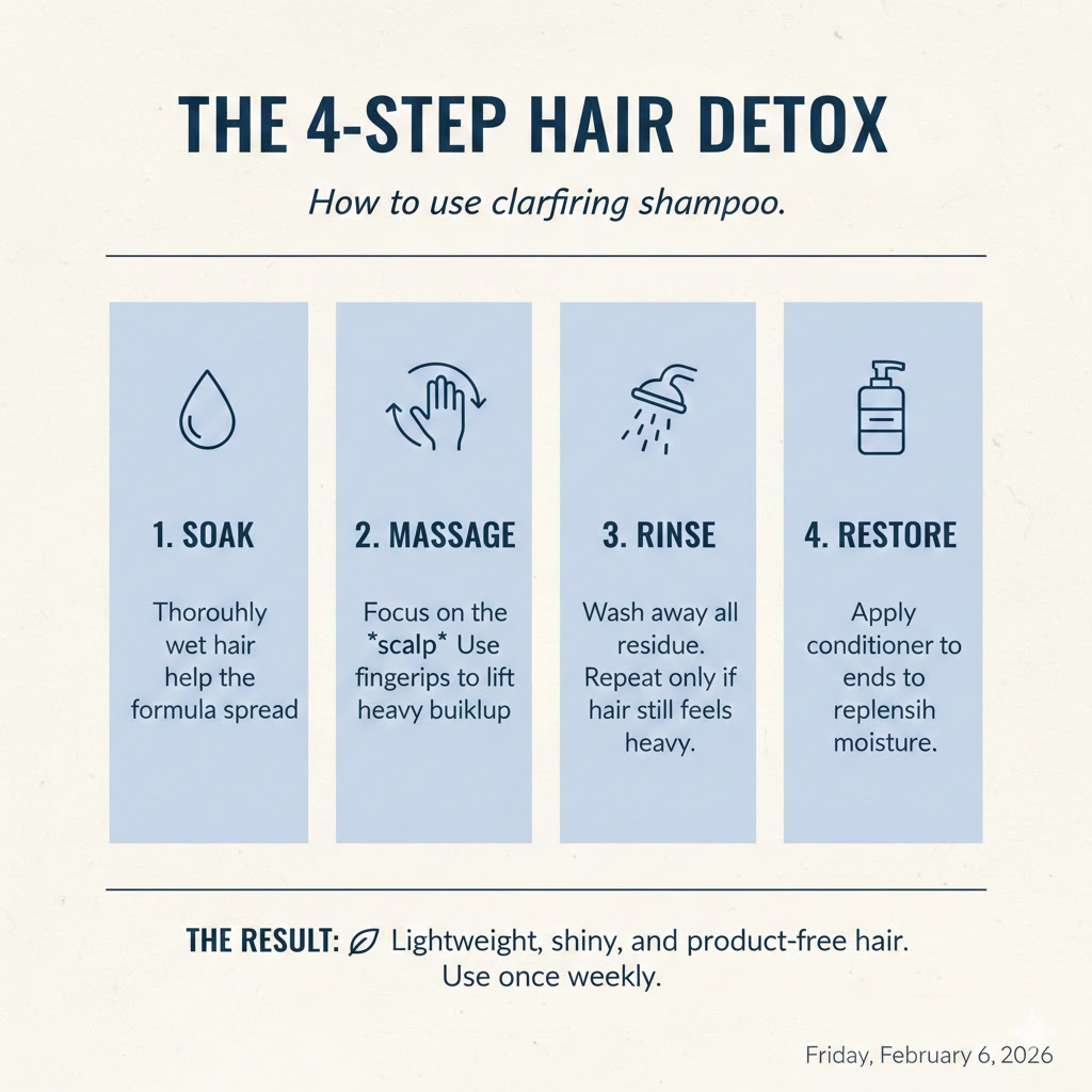 how to use a clarifying shampoo