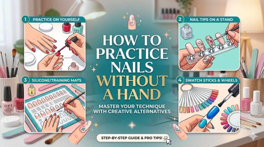 how to practice nails without a hand 