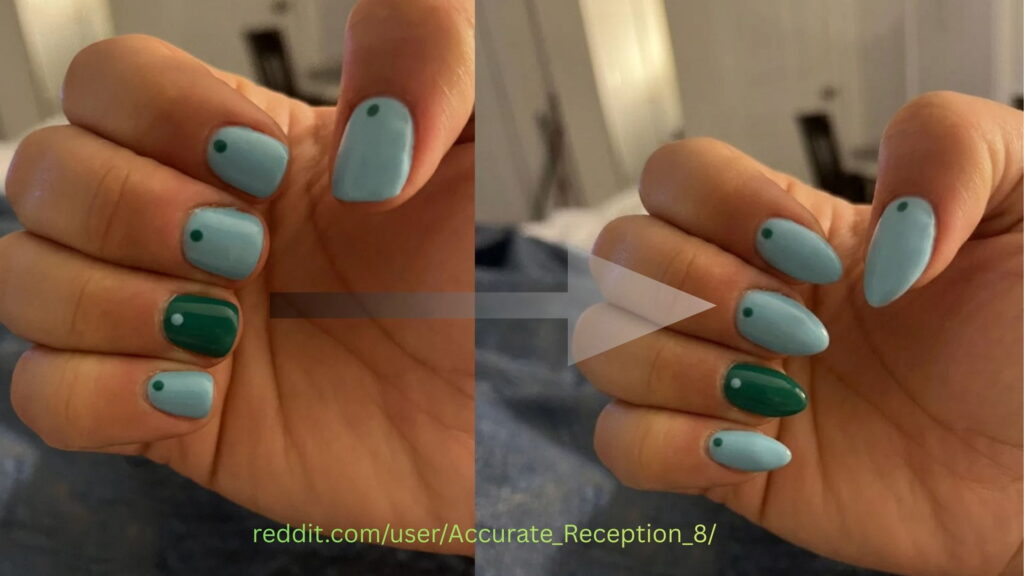 best nail shape for wide nail beds