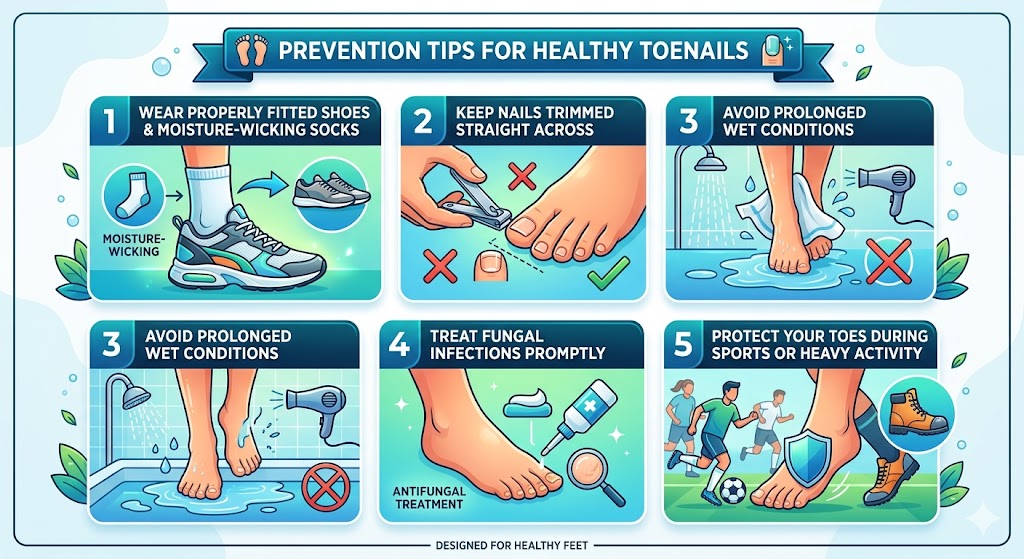 tips for maintaining healthy toenails
