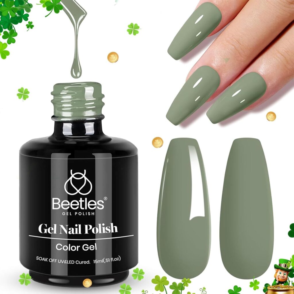 beetles Gel Polish Sage Green