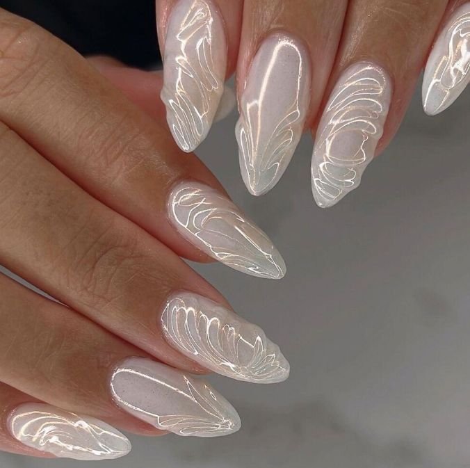 3d chrome nails